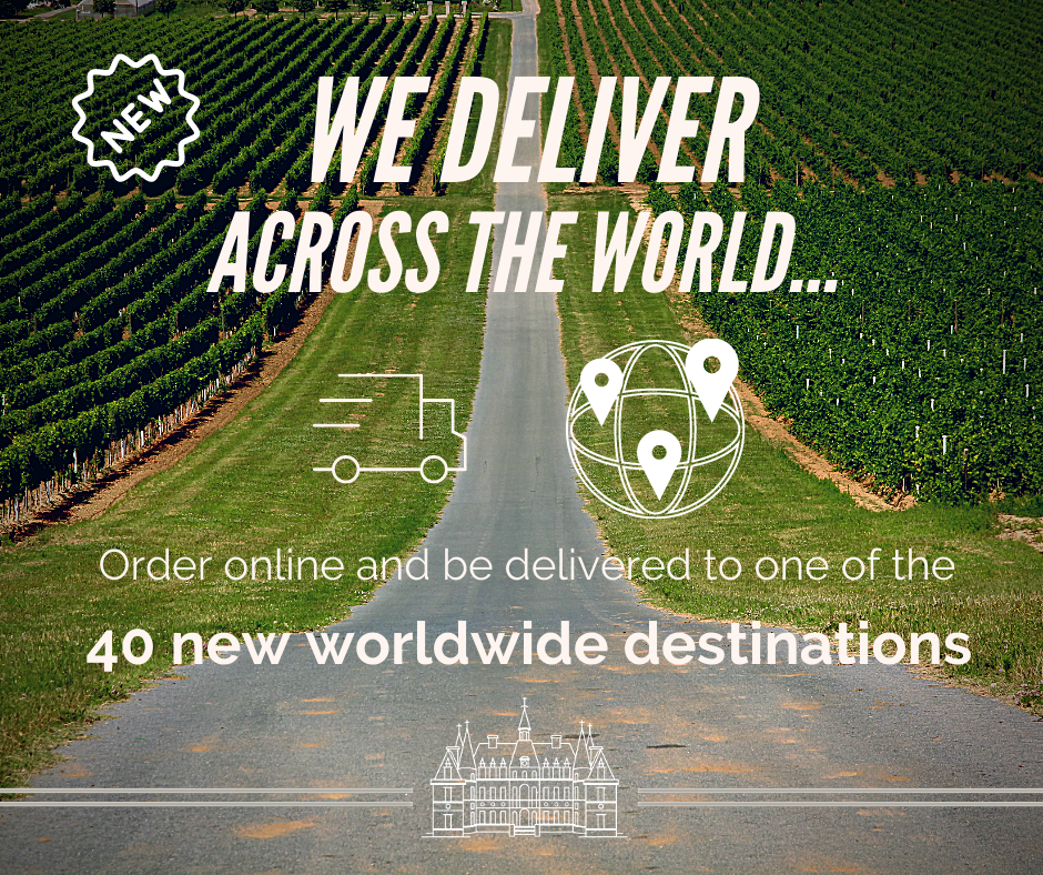 Commandez en ligne - nous livrons plus de 40 nouvelles destinations