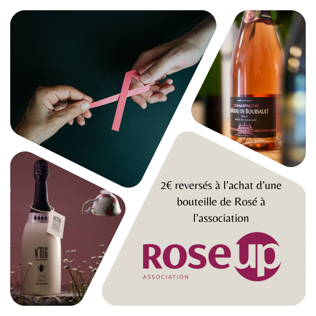 Le Champagne Château de Boursault s'engage pour Octobre Rose avec RoseUp